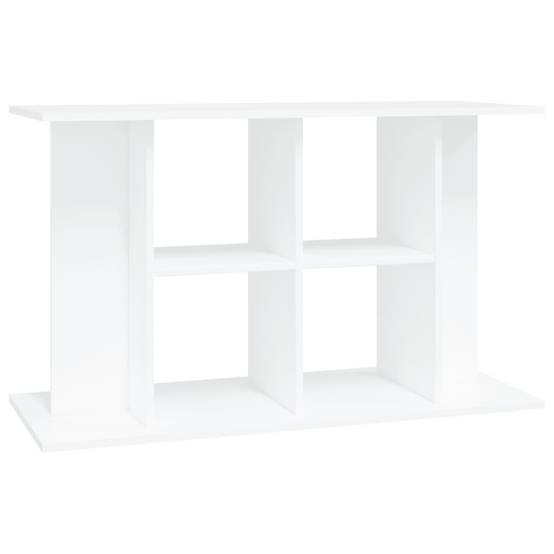 Meuble pour Aquarium Bois d'Ingénierie pour Salon avec Rangement 100x40x60 cm Blanc - ComfortXL Outdoor Living - Image 2