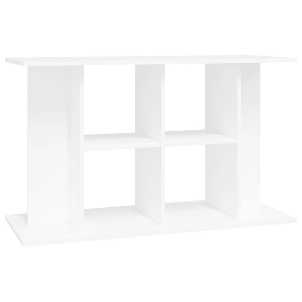 Meuble pour Aquarium Bois d'Ingénierie pour Salon avec Rangement 100x40x60 cm Blanc - ComfortXL Outdoor Living - Image 2