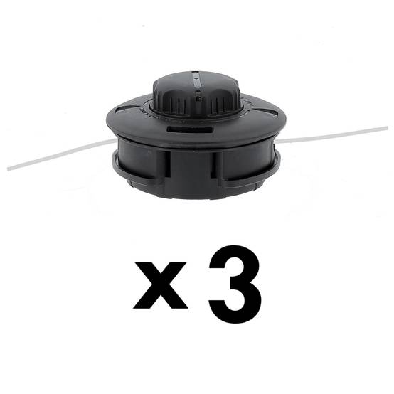 Gt Garden - Lot de 3 têtes fil professionnelles pour débroussailleuse et multifonction 4 en 1 - GT GARDEN - Image 1
