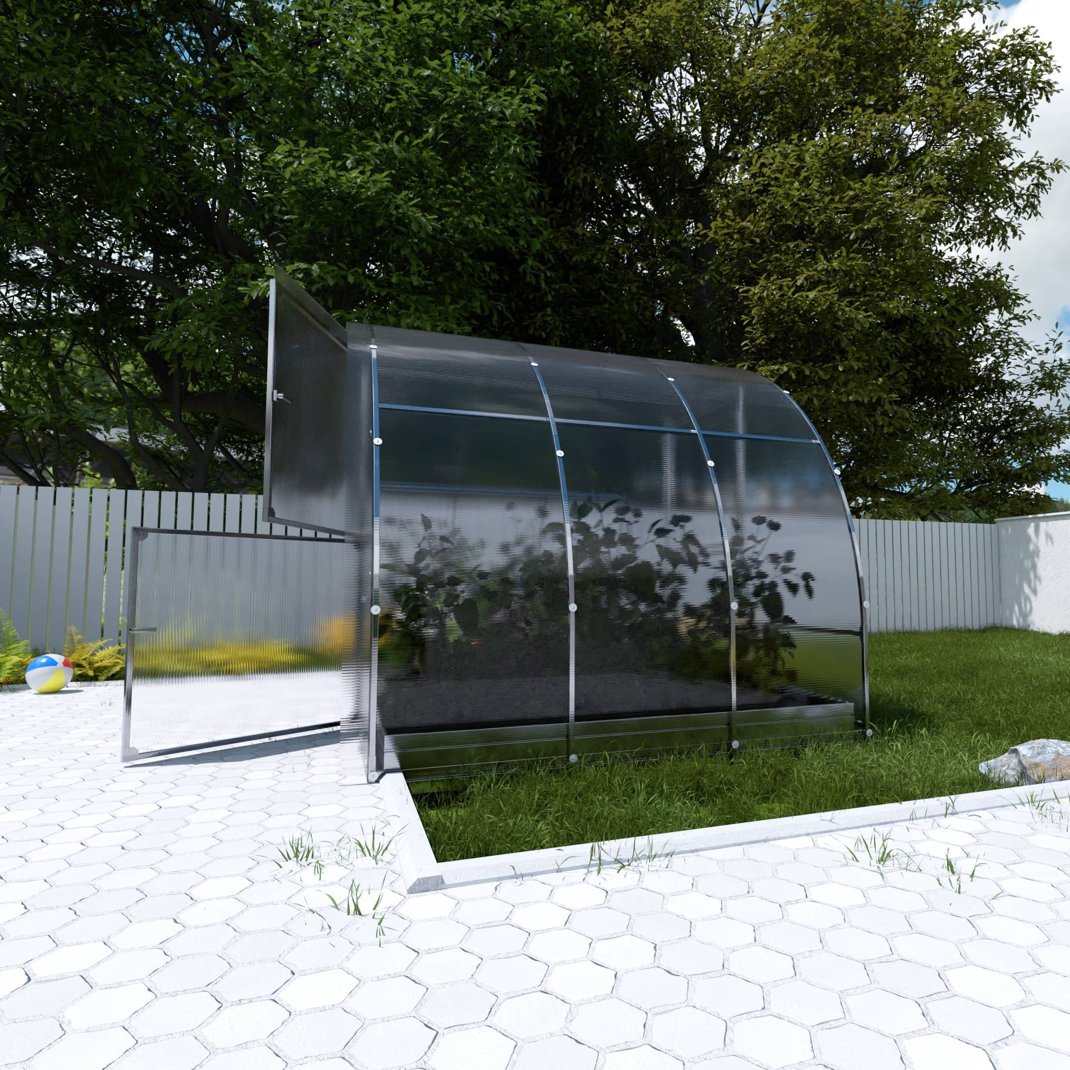 Serre KLASIKA EASY 3 x 2 m (6 m²), 4 mm avec revêtement en polycarbonate - Image 2