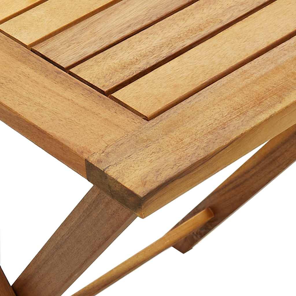 Vidaxl - Ensemble de bistro pliable 3 pcs et coussins bois acacia solide vidaXL 310275 - Imagen 8