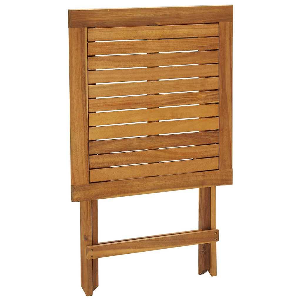 Vidaxl - Ensemble de bistro pliable 3 pcs et coussins bois acacia solide vidaXL 310275 - Imagen 9