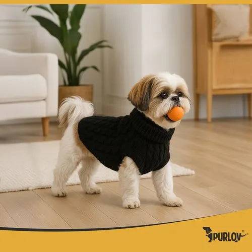 Entrepotbrico - Vêtements pour chien/chat taille L noir Purlov - Image 6