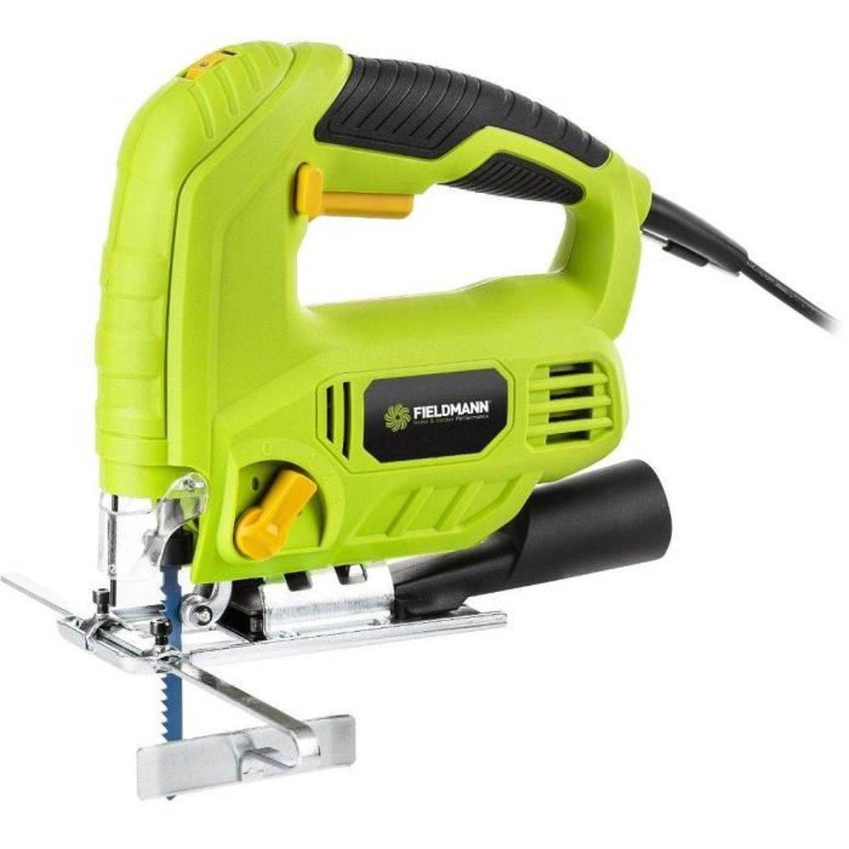 Scie sauteuse électrique 710 W, 800-3000 tr/min, coupe 80 mm, 4 positions, base métal - Fieldmann
