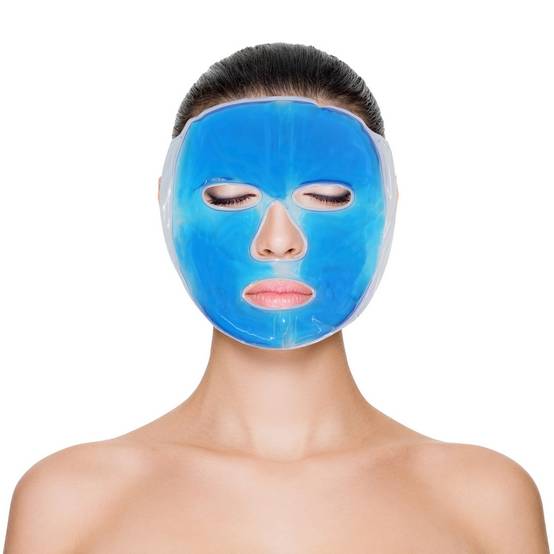 Masque Visage Gel Thermothérapie Chaud ou Froid Réutilisable, Contre les Migraines, Relaxant, Favorise Circulation Sanguine, Sun&Sia - Image 2