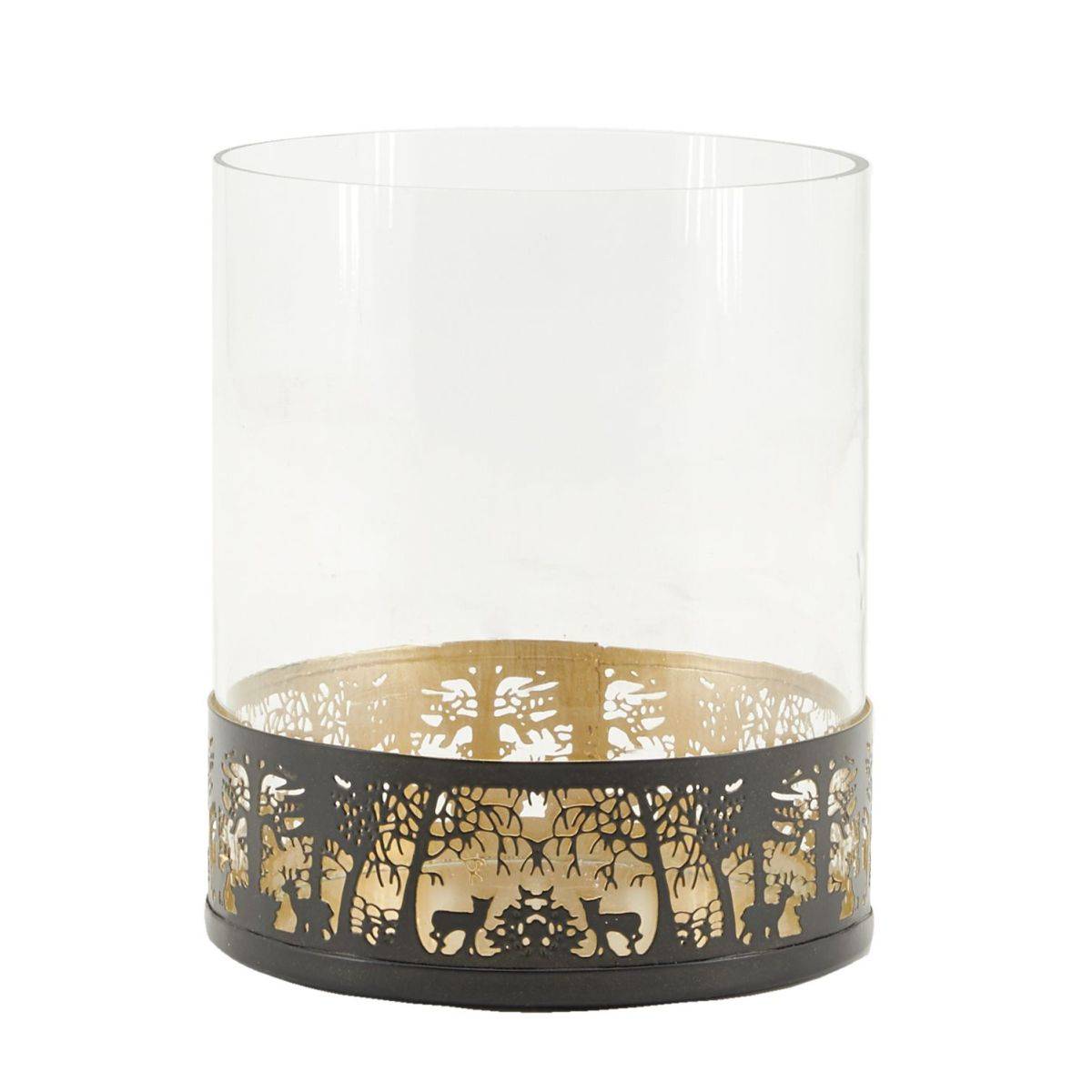 Aubry Gaspard - Photophore en métal et verre Fôret - Imagen 1