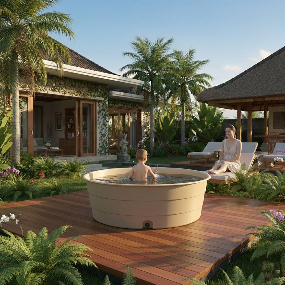Piscine pour enfants 1300l - plast'up rotomoulage - Imagen 4