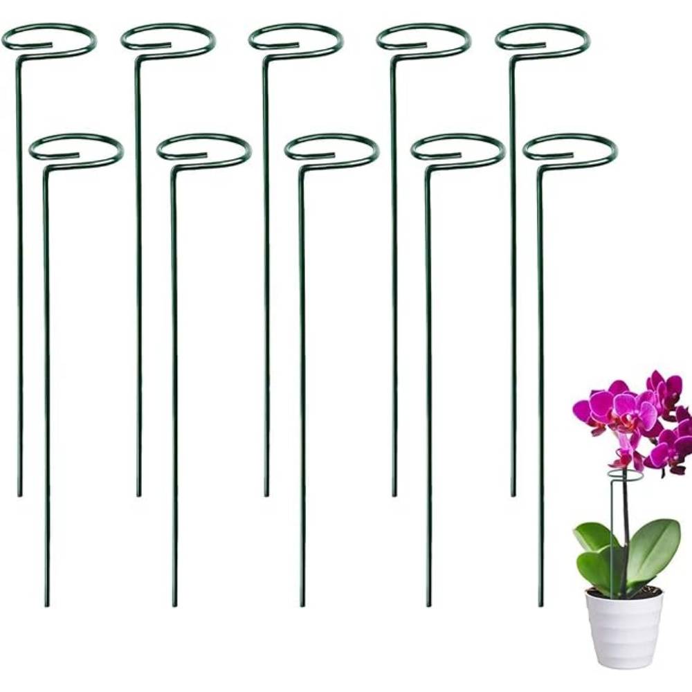 Lot De 10 Tuteurs En Métal Pour Plantes - Image 1