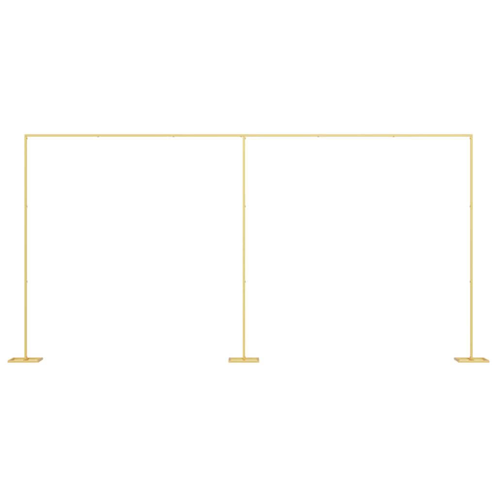 Arche de Mariage Géante Acier Doré XXL Structure Événementielle Large 634x300cm - ComfortXL Outdoor Living - Image 2