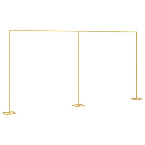 Arche de Mariage Géante Acier Doré XXL Structure Événementielle Large 634x300cm - ComfortXL Outdoor Living - Image 5