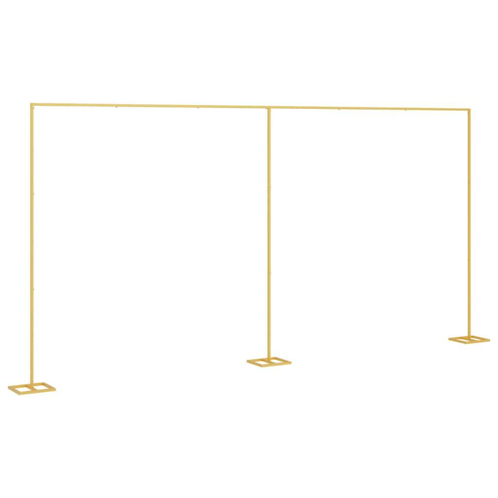 Arche de Mariage Géante Acier Doré XXL Structure Événementielle Large 634x300cm - ComfortXL Outdoor Living - Image 5