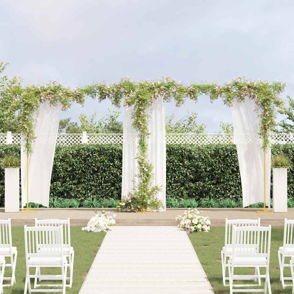 Arche de Mariage Géante Acier Doré XXL Structure Événementielle Large 634x300cm - ComfortXL Outdoor Living - Image 1