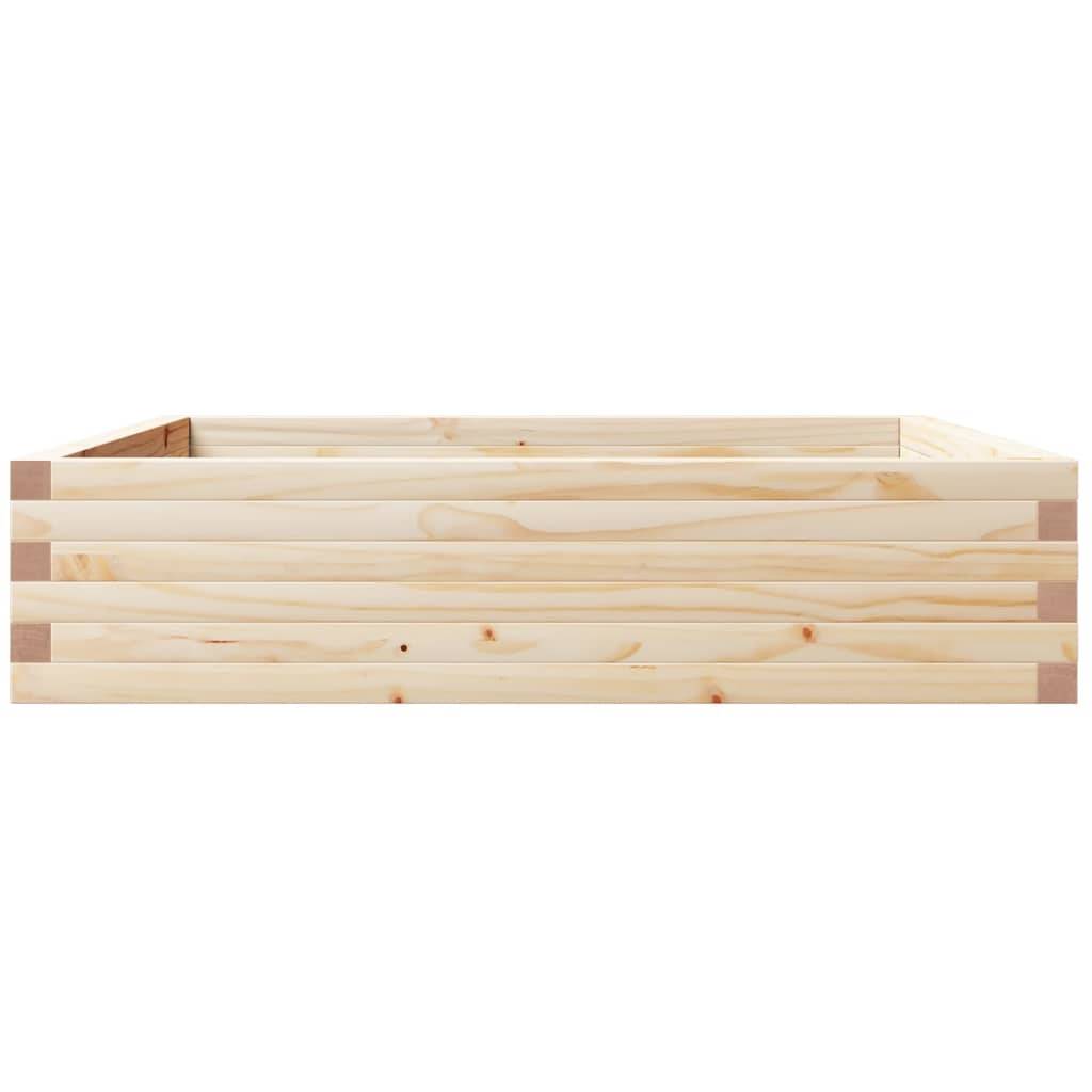 Maison Chic - Jardinière, Bac à fleurs, Pot de fleurs 100x100x23 cm bois de pin massif - Imagen 6