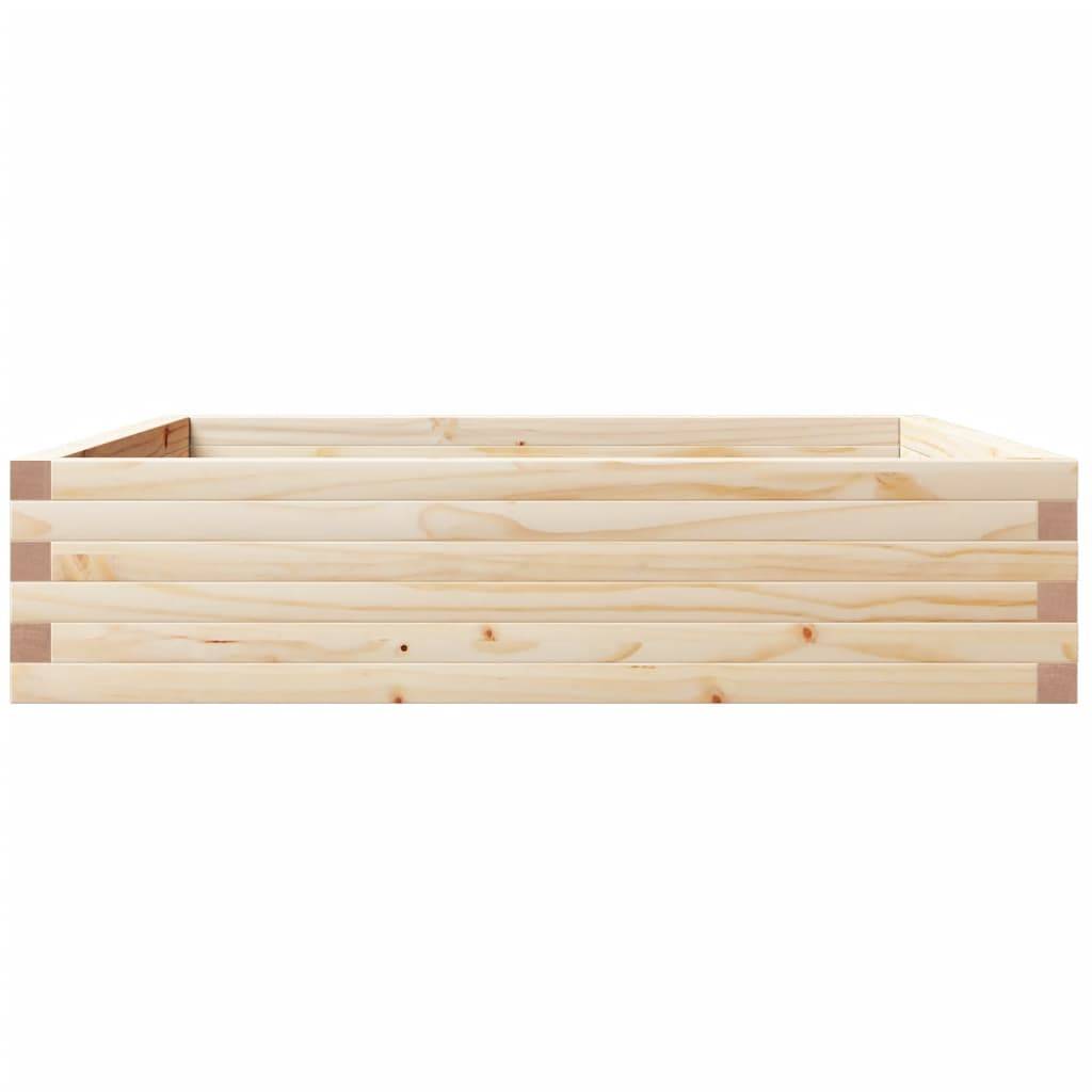 Maison Chic - Jardinière, Bac à fleurs, Pot de fleurs 100x100x23 cm bois de pin massif - Imagen 5