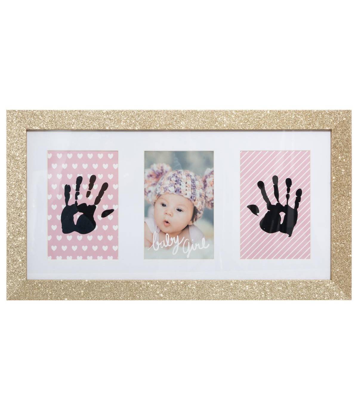 Atmosphera - Cadre mural pour Photo et Empreintes Bébé  - Cadeau de Naissance - Imagen 1