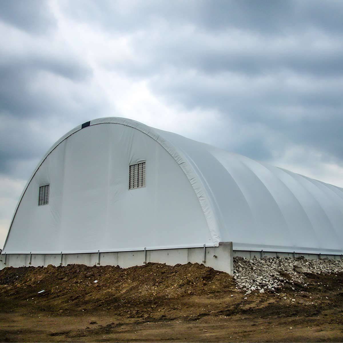 Bâche Tunnel agricole 2x3 m XP640TU Blanche - Garantie 10 ans - Bâche étanche pour Tunnel de stockage - Made in France TECPLAST - Imagen 7