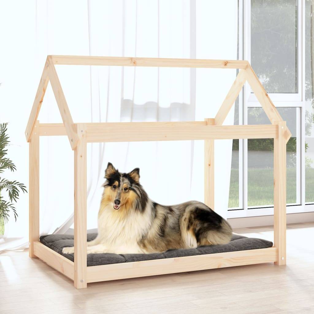 Vidaxl - Lit pour chien 101x70x90 cm Bois de pin solide vidaXL 822212 - Imagen 4