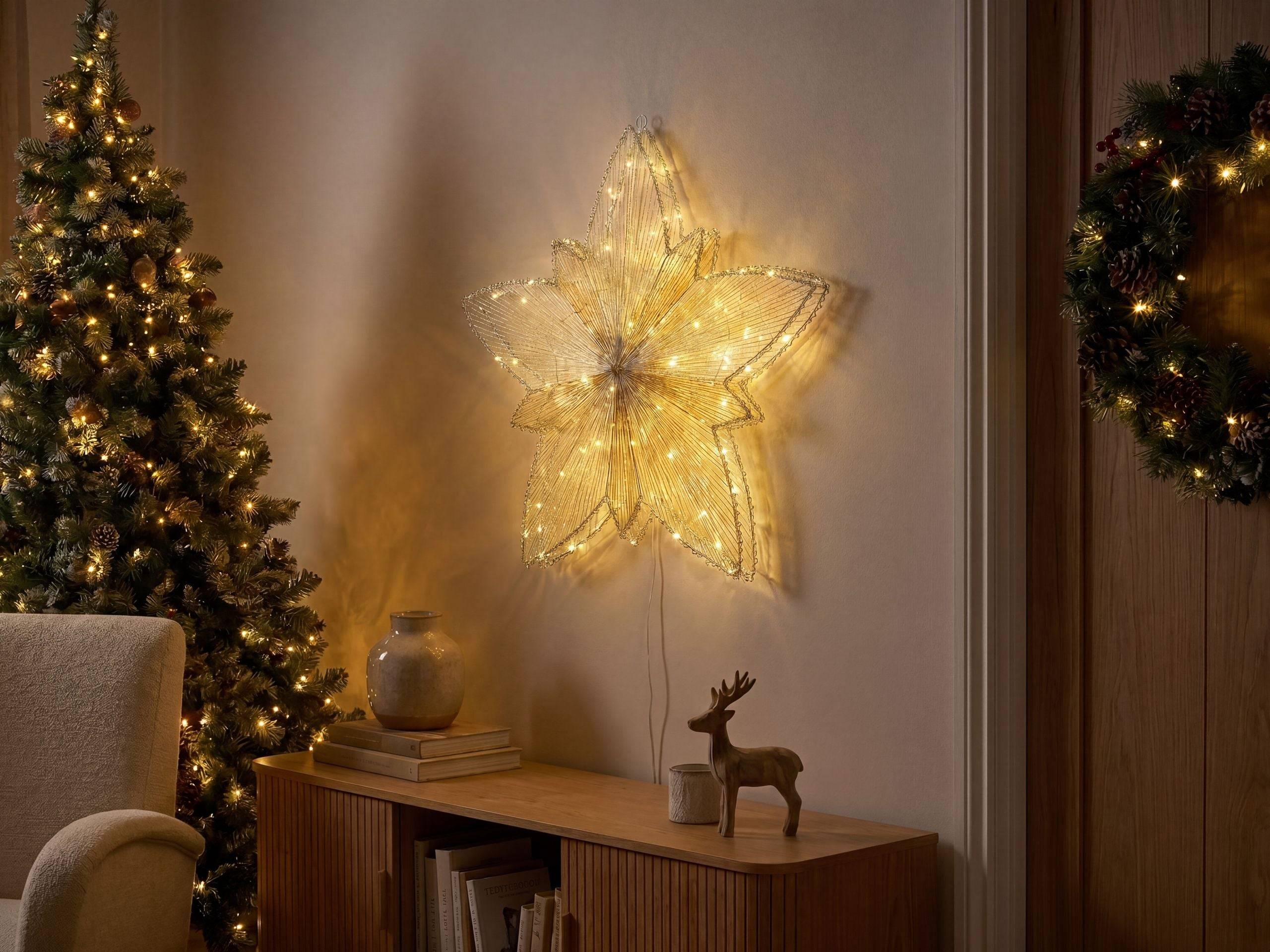 Beliani - Décoration LED Métal Argenté HOFSOS - Beliani - Imagen 1