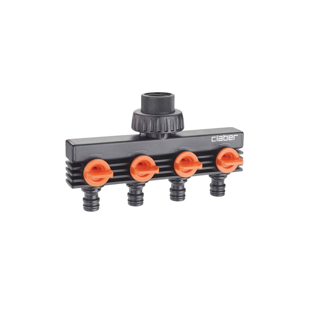 Claber - Raccord double robinet 4 voies vrac