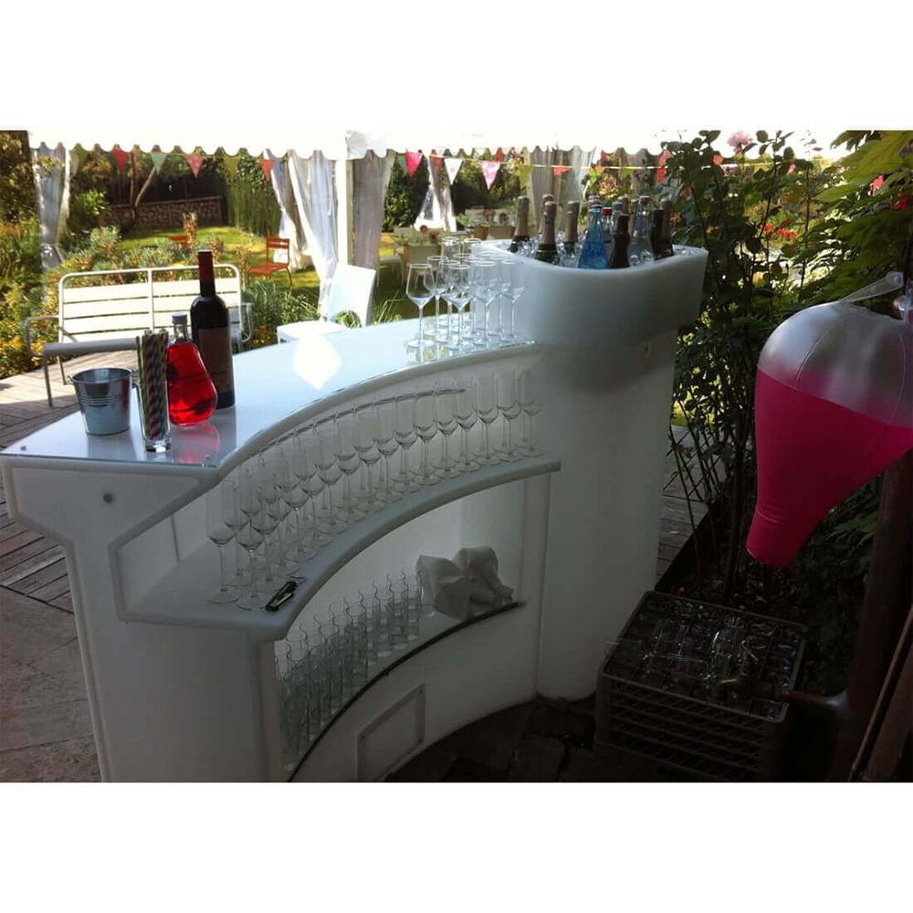 Comptoir arrondi lumineux calypso - Imagen 2