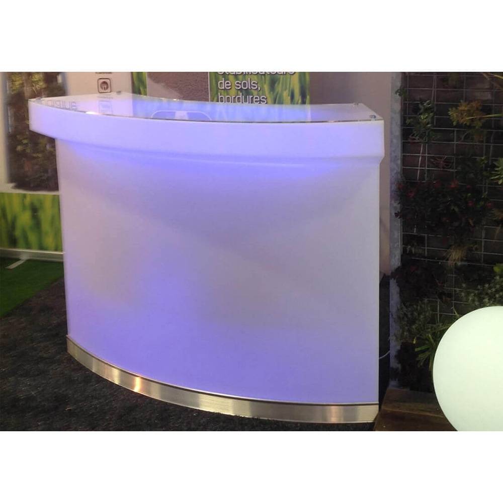 Comptoir arrondi lumineux calypso - Imagen 3