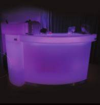 Comptoir arrondi lumineux calypso - Imagen 7