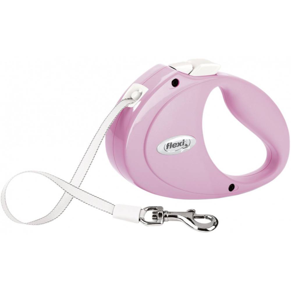 Flexi - Laisse Flexi PUPPY XS 2 mètres rose sangle pour chien max 12 kg - Imagen 1