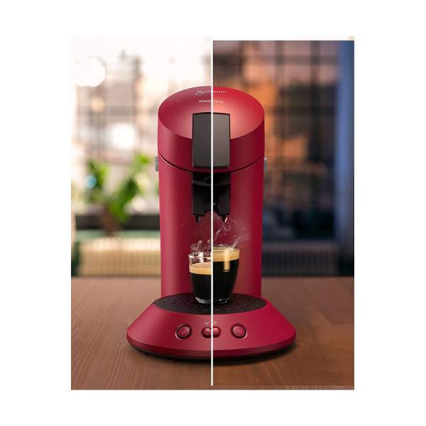 Philips - Cafetière à dosette 1bar 1450w rouge CSA210/91 Philips - Image 5
