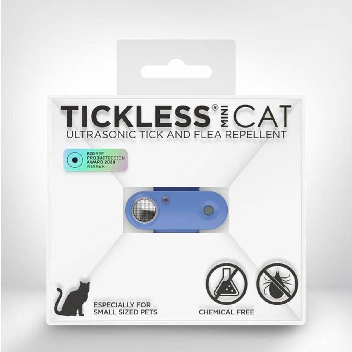 Répulsif anti-tiques et puces ultrasonique mini pour chat, clip sur harnais, recharge LED - TICKLESS - Image 5