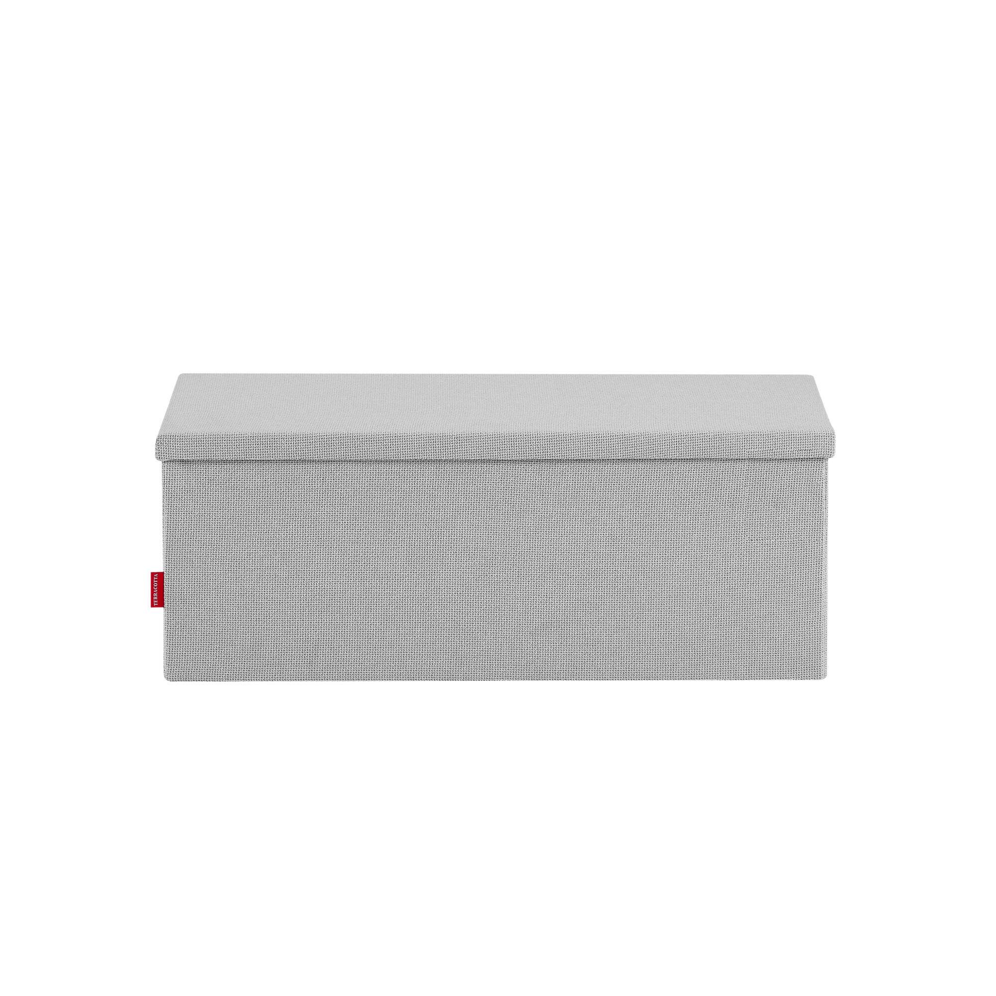 Table coffre Terracotta - Ouverture sur le dessus - Intérieur et extérieur - Couleur Gris foncé - Image 10