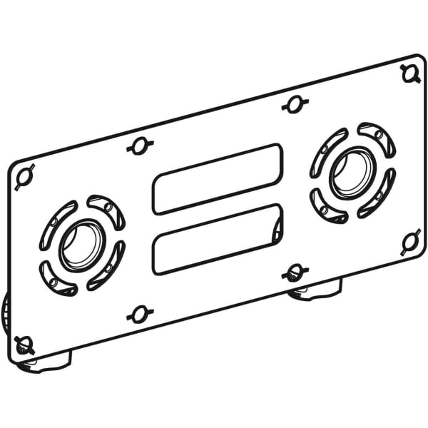 Kit d'applique GEBERIT Flowfit 90° - Double - Ø 20 mm - 619.621.00.1 - Image 4