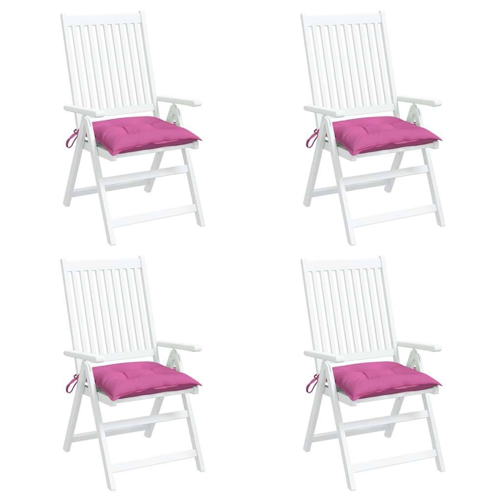 PANGIVO - Coussins de chaise polyester rose 40 x 40 x 7 cm - PANGIVO - Image 4