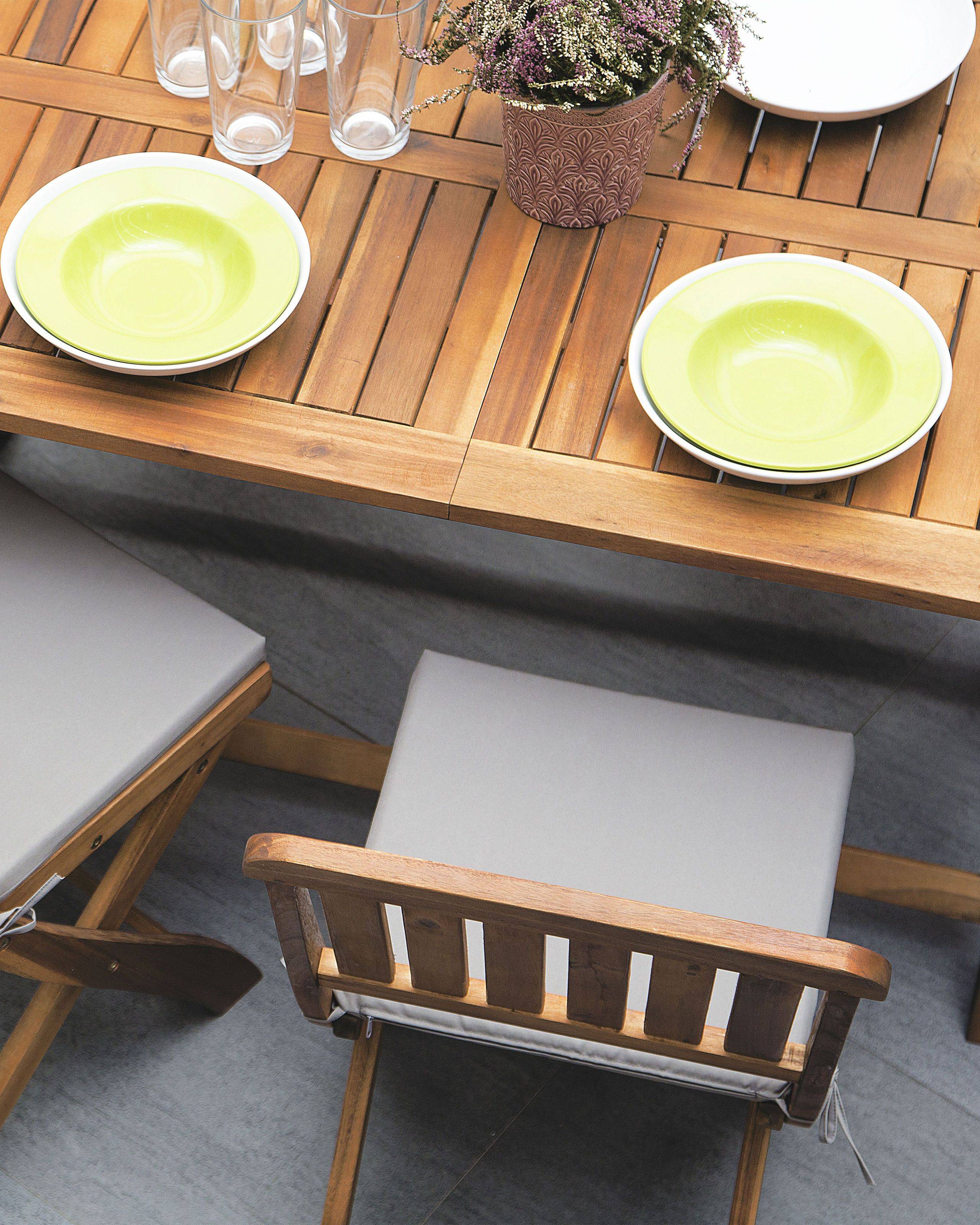 Beliani - Chaise de jardin Acacia Marron CENTO - Beliani - Imagen 1
