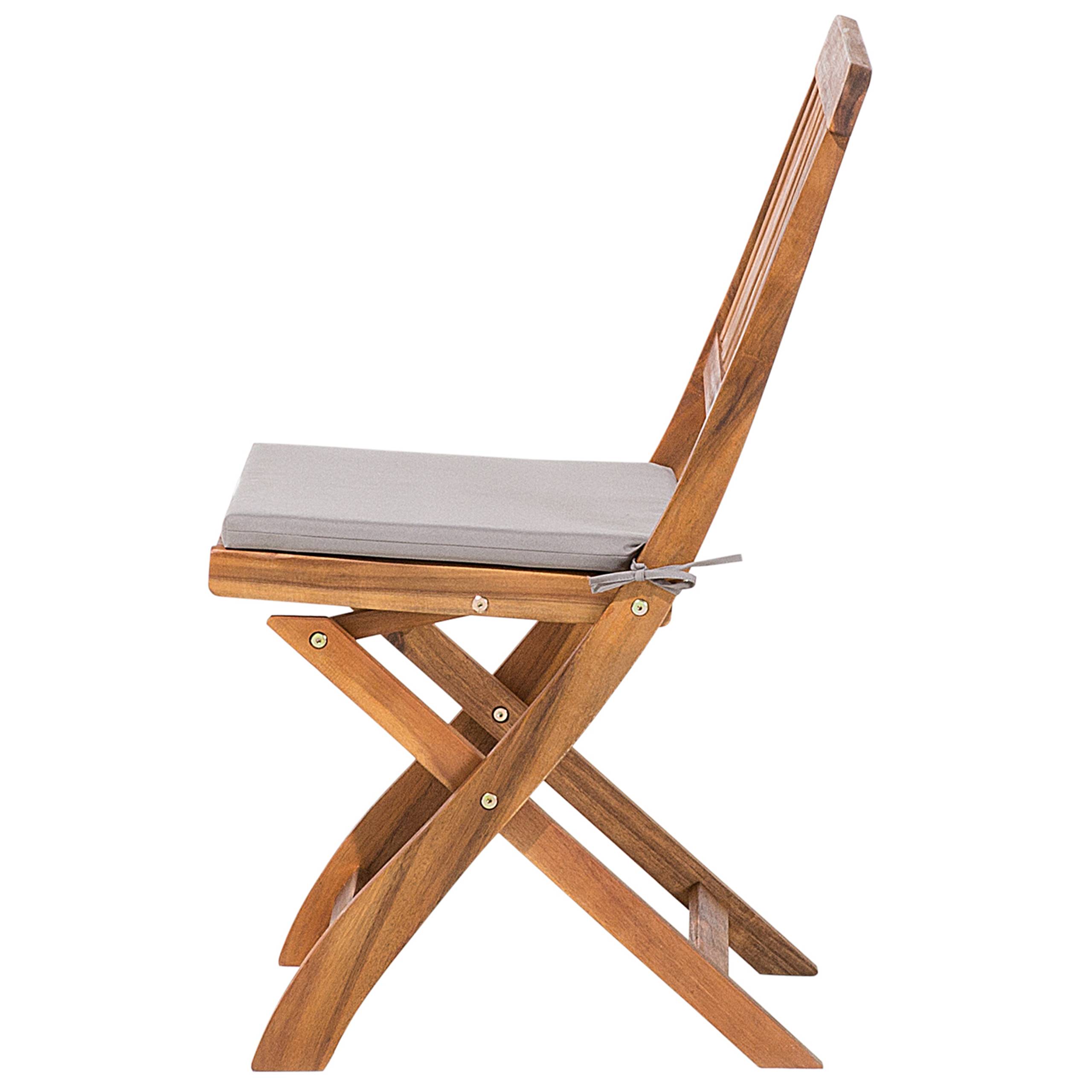 Beliani - Chaise de jardin Acacia Marron CENTO - Beliani - Imagen 6