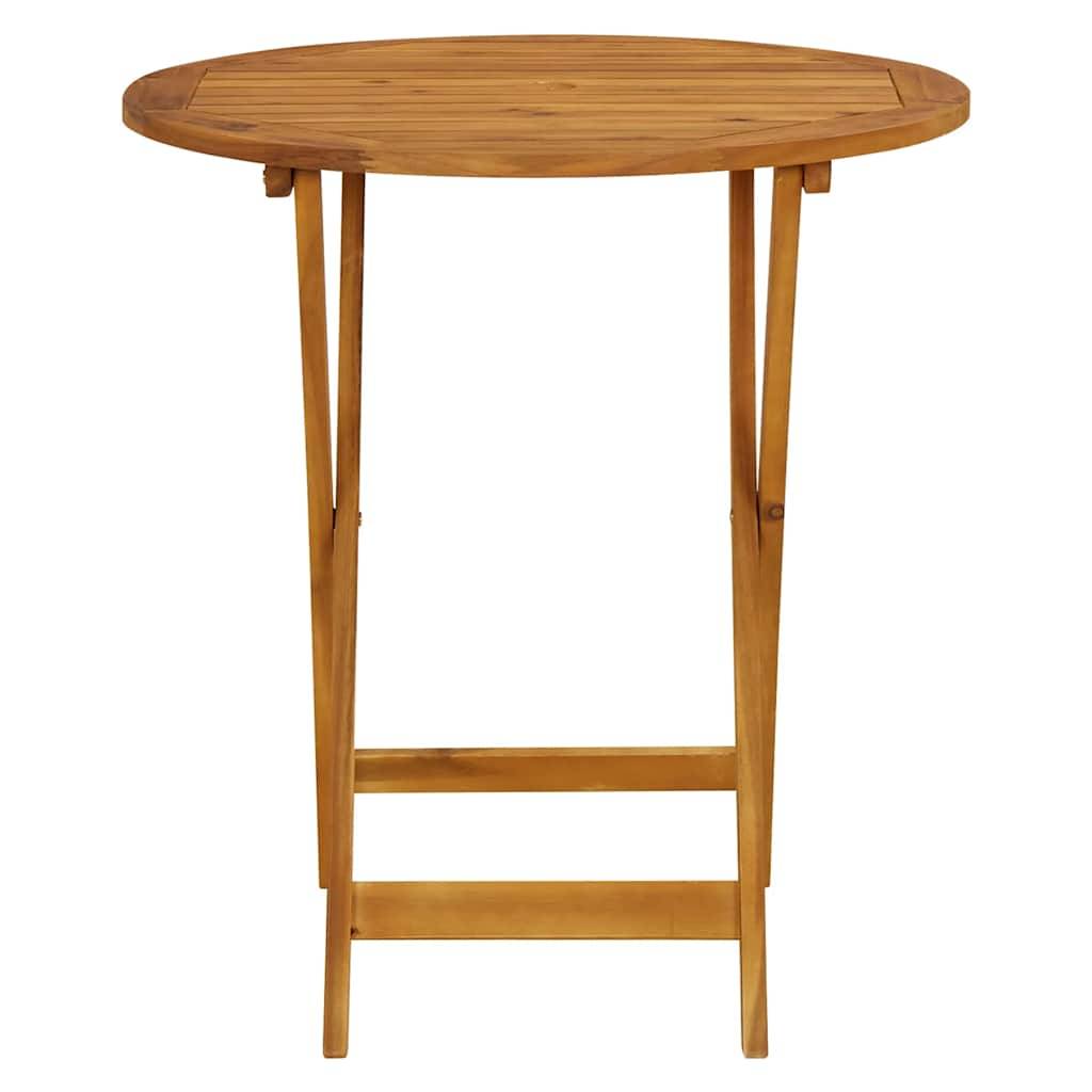 PANGIVO - Table pliable de jardin Bois d'acacia solide 70 x 75 cm - PANGIVO - Image 4