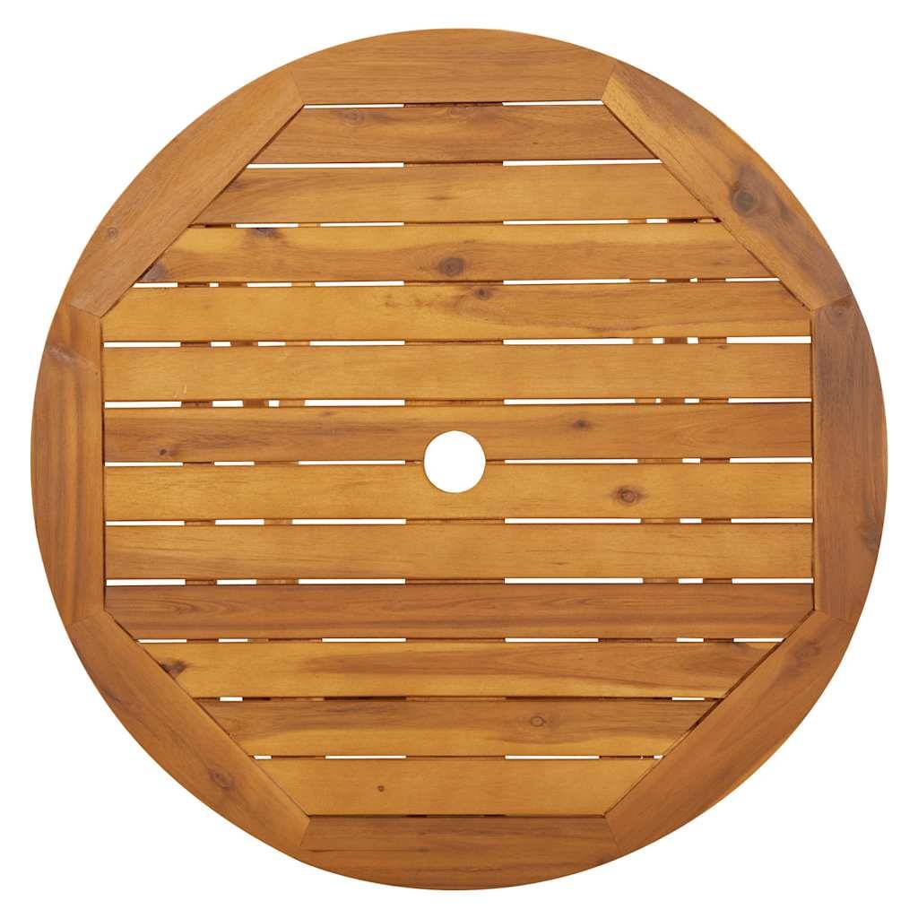PANGIVO - Table pliable de jardin Bois d'acacia solide 70 x 75 cm - PANGIVO - Image 7