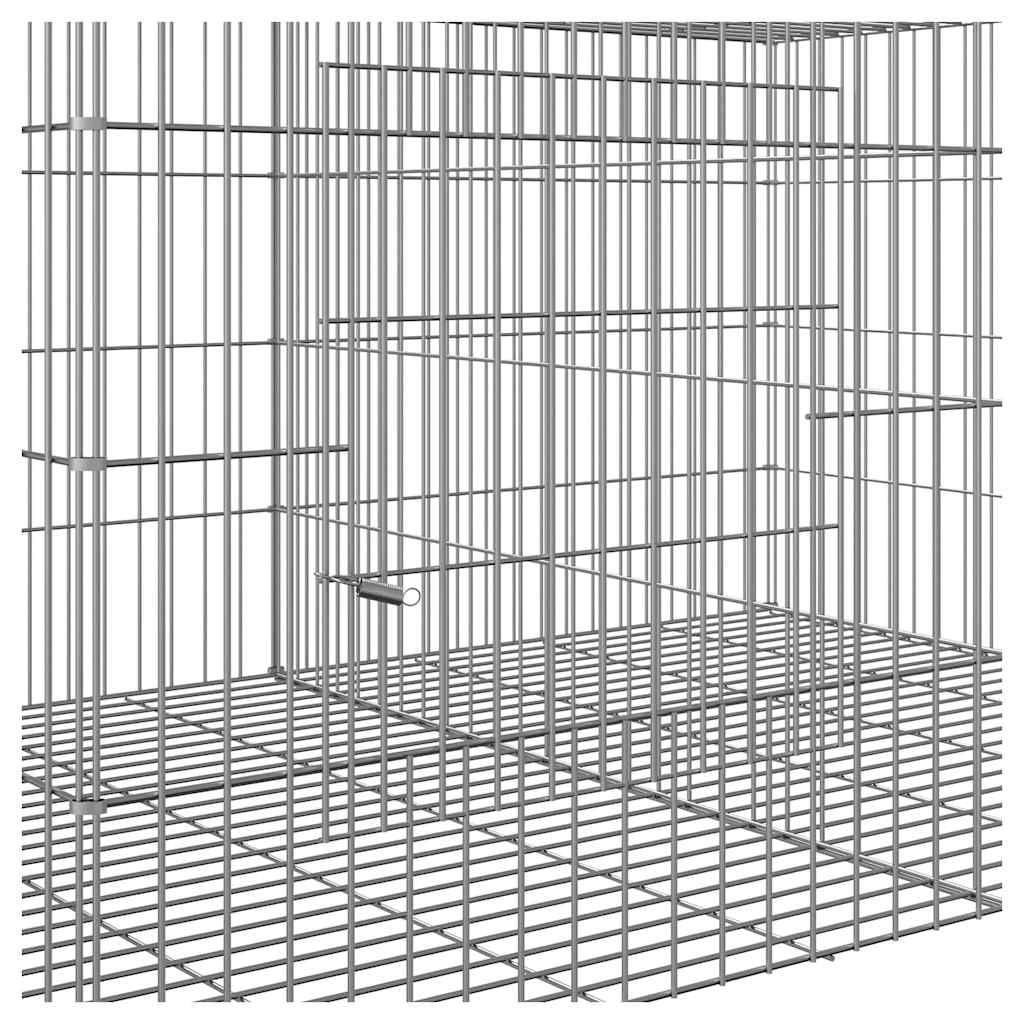 Vidaxl - Cage à lapin 3 panneaux 163x79x54 cm Fer galvanisé vidaXL 171569 - Imagen 7