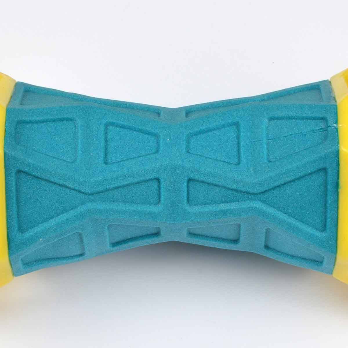 Love Story - Jouet pour Chien Os "Géométrique" 18cm Bleu - Image 2