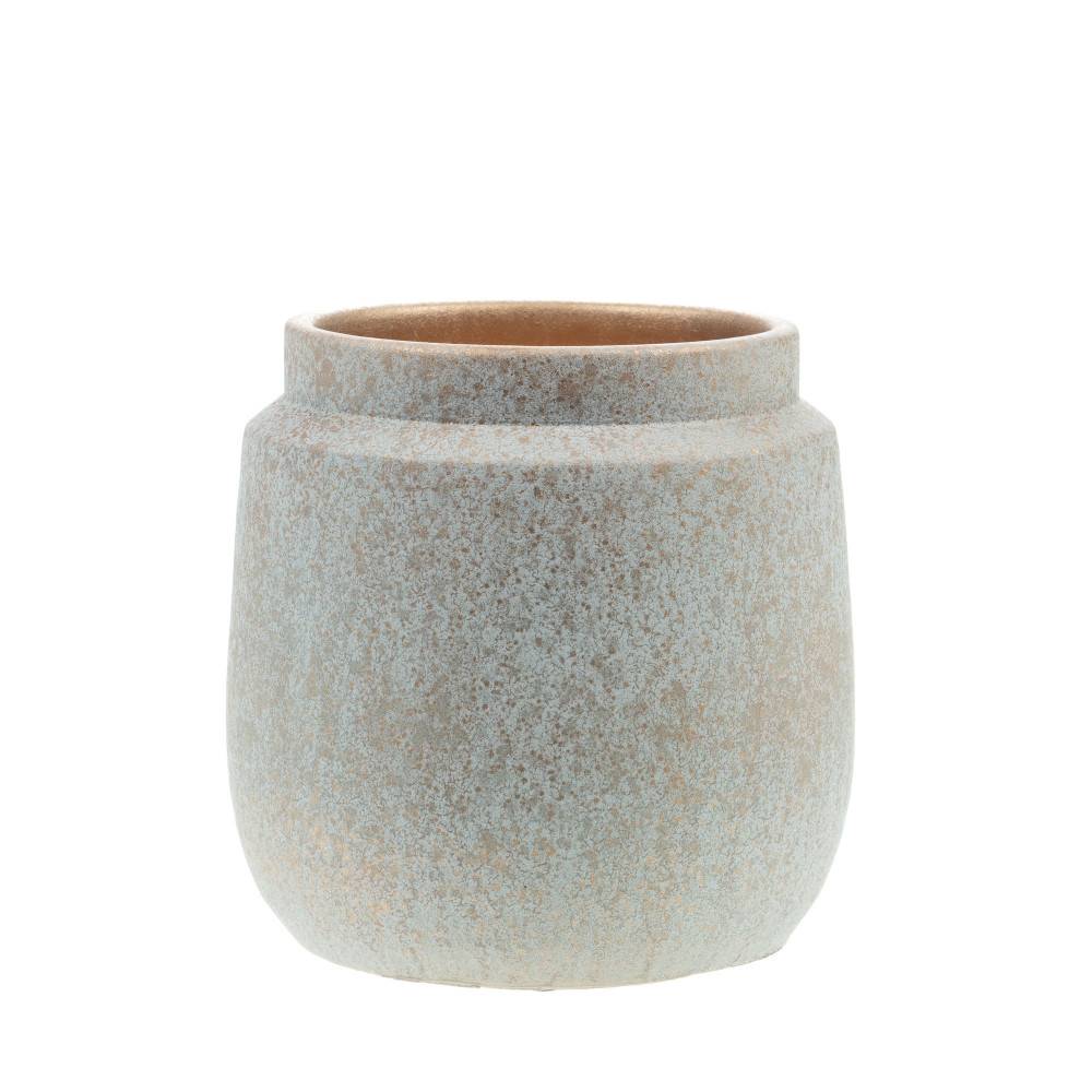 Vase Galassia blanc et or 20 cm - Image 1