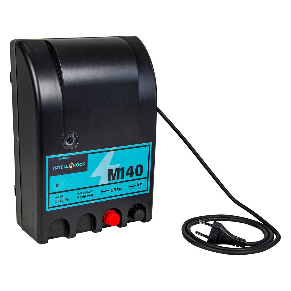 Poste de clôture électrique M140 à Leds, secteur 230 V, 1.4 J - Image 1