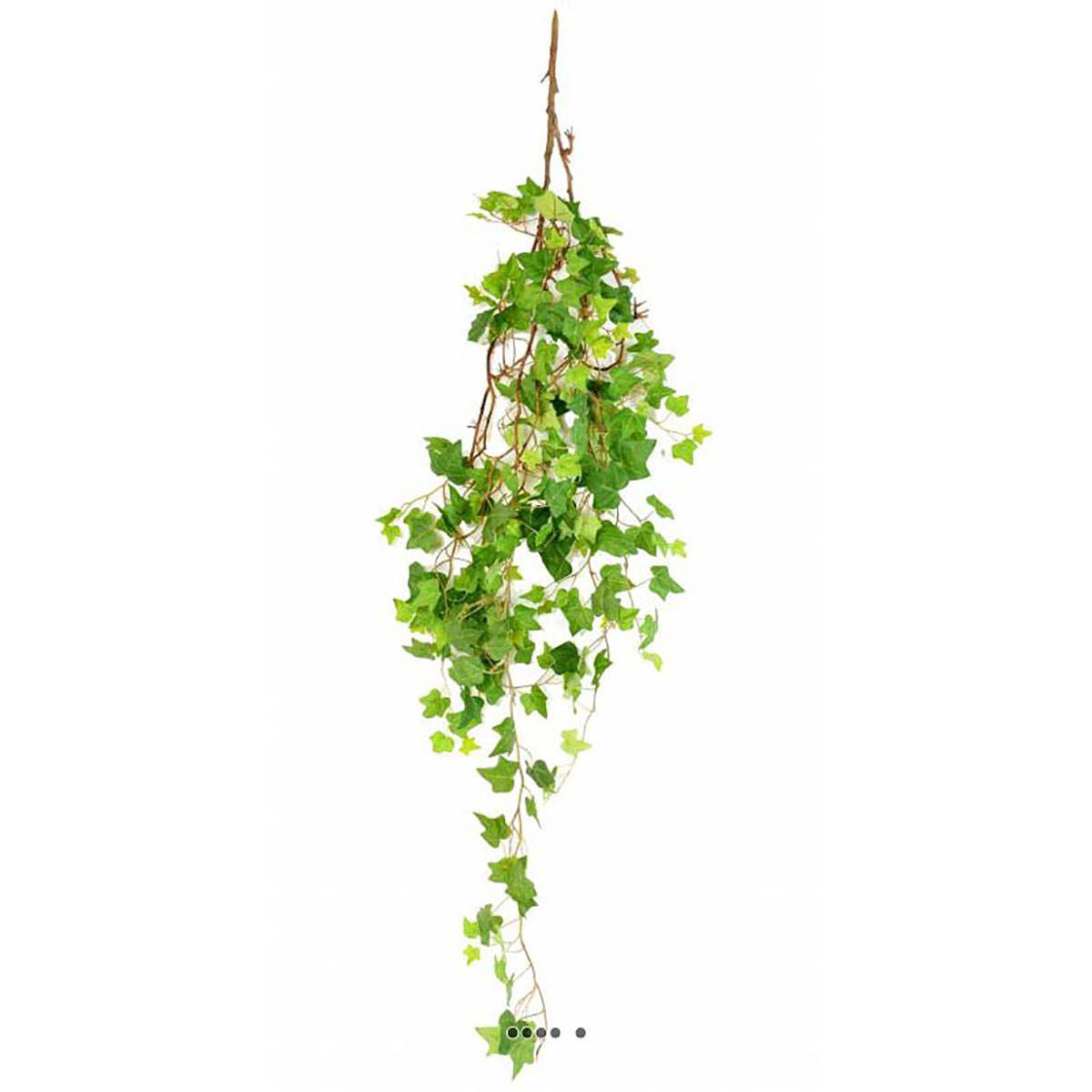 Artificielles - Grande chute de faux lierre en tissu L 160 cm vert - Imagen 2
