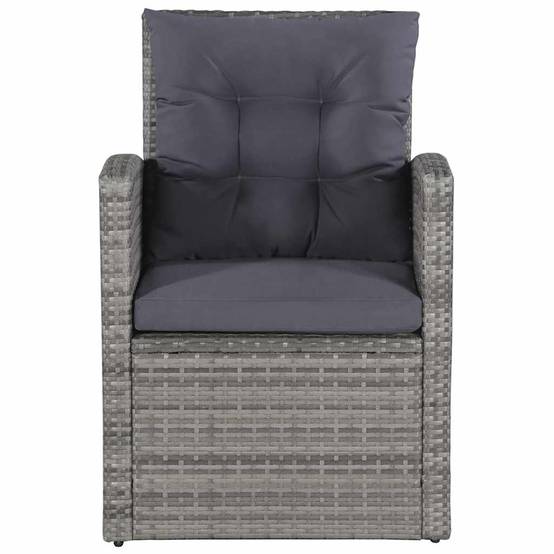 Vidaxl - Salon de jardin 6 pcs avec coussins résine tressée gris vidaXL 43960 - Image 6
