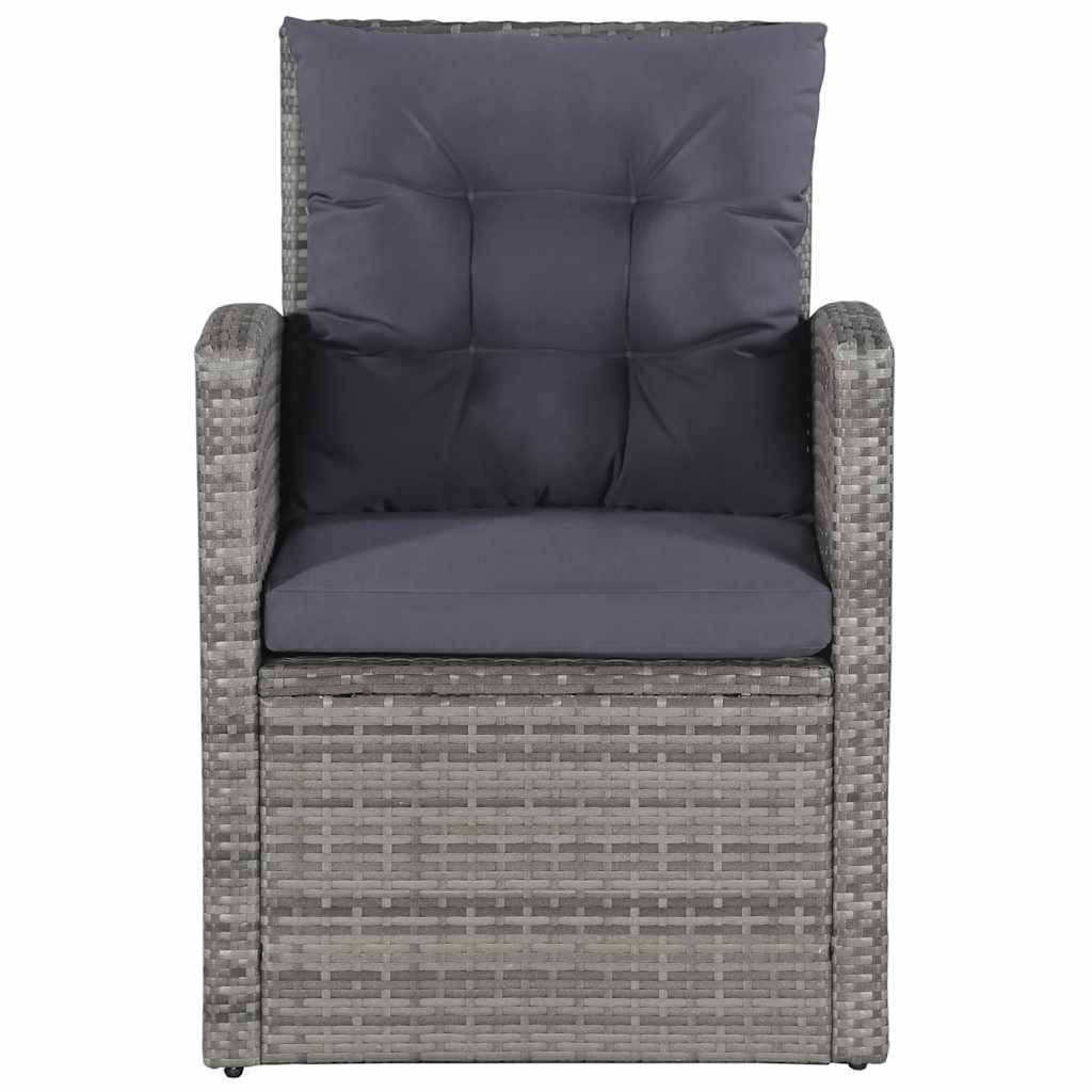 Vidaxl - Salon de jardin 6 pcs avec coussins résine tressée gris vidaXL 43960 - Image 6