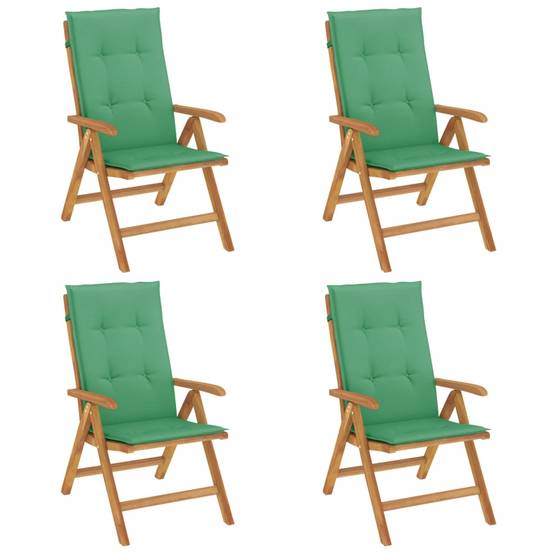 Chaise bois composite 4 places tissu marron - Prolenta premium p3381.0 - Image 1