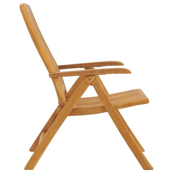 Chaise bois composite 4 places tissu marron - Prolenta premium p3381.0 - Image 6