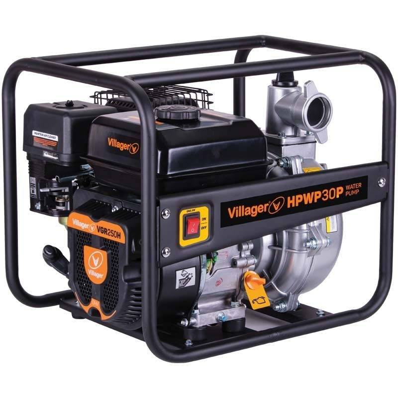 Villager - Motopompe thermique extrême pression 6,5 bars 212cc 30m3 heure Villager HPWP30P - Imagen 1