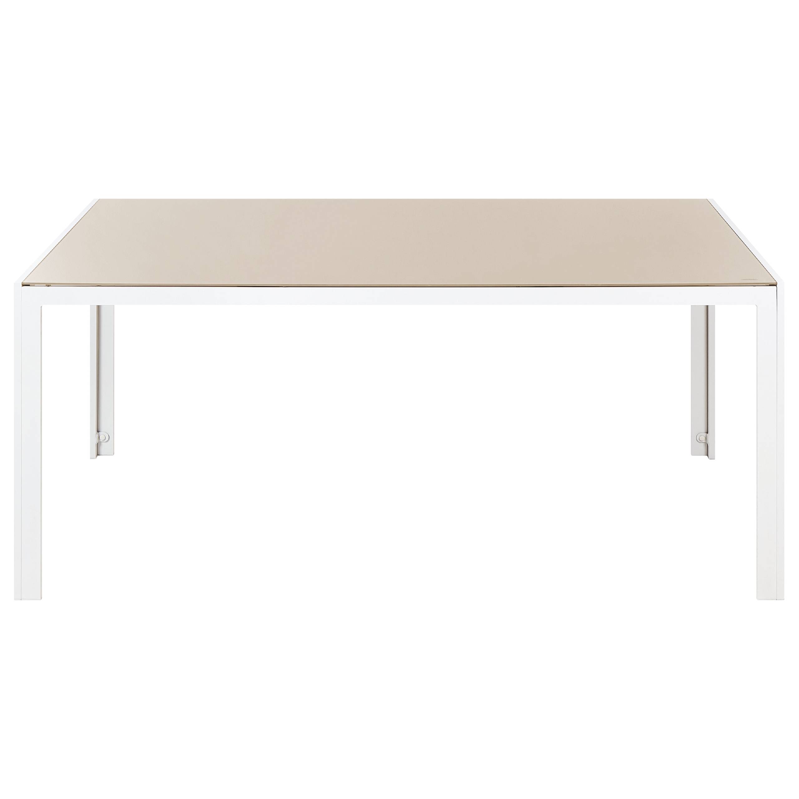 Beliani - Set de salle à manger, 6 Personnes Aluminium Beige CATANIA - Beliani - Imagen 5