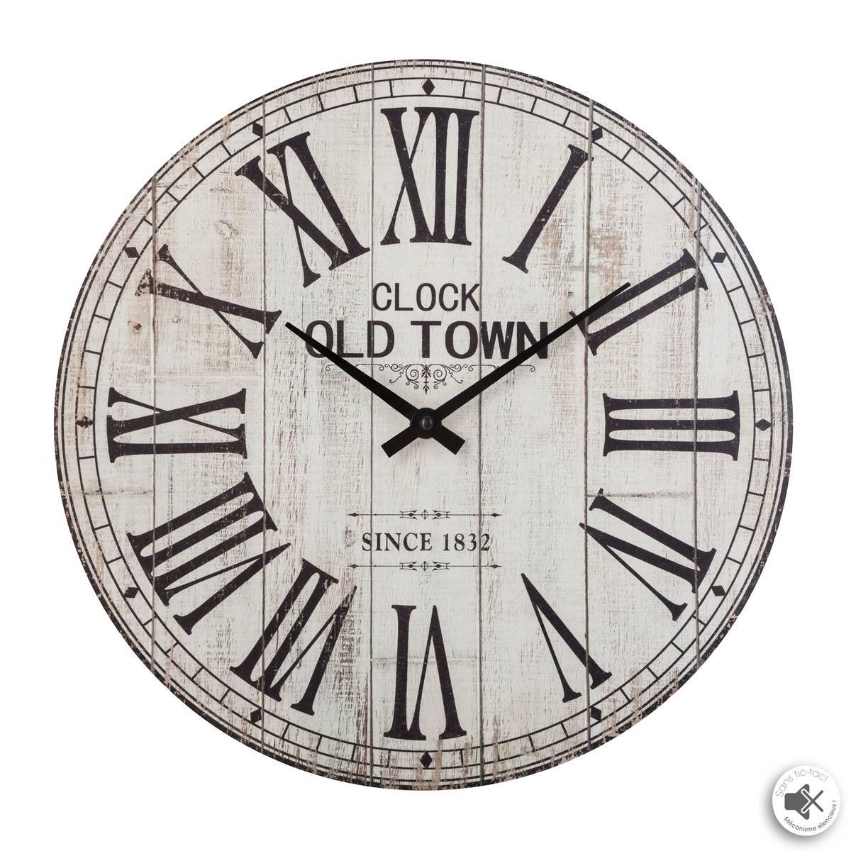 Atmosphera - Horloge "Alex" D38cm - Atmosphera Créateur d'intérieur - Image 1