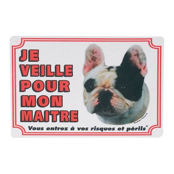 Panneau de portail chien bouledogue français - Image 1