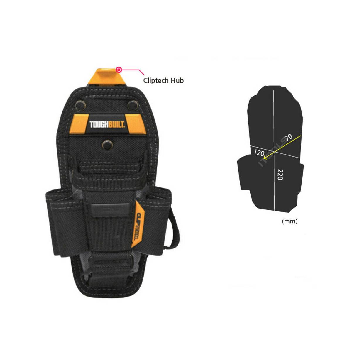 Poche à outils 7 poches (Medium) - TOUGHBUILT - TB-CT-36-M7-BEA - Imagen 3